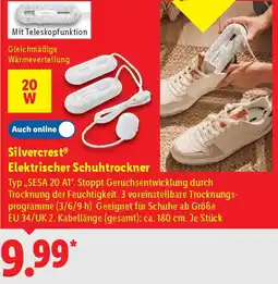 Lidl Silvercrest Elektrischer Schuhtrockner Angebot