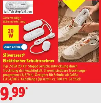 Lidl Silvercrest Elektrischer Schuhtrockner Angebot