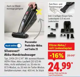 Lidl Silvercrest Akku-Handstaubsauger Angebot