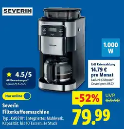 Lidl Severin Filterkaffeemaschine Angebot