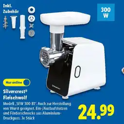 Lidl Silvercrest Fleischwolf Angebot