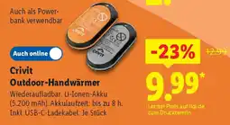 Lidl Crivit Outdoor-Handwärmer Angebot