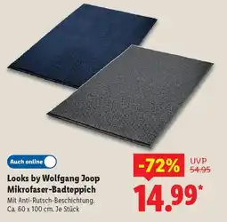 Lidl Looks by Wolfgang Joop Mikrofaser-Badteppich Angebot