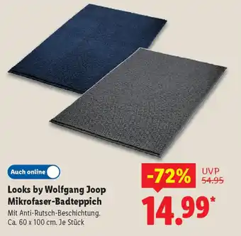 Lidl Looks by Wolfgang Joop Mikrofaser-Badteppich Angebot