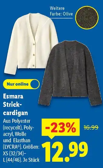 Lidl Esmara Strick- cardigan Angebot