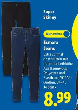 Lidl Esmara Jeans Angebot