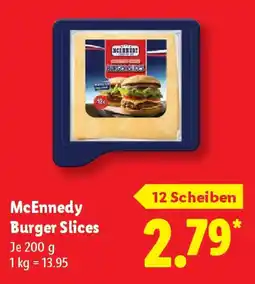 Lidl McEnnedy Burger Slices Angebot