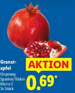 Lidl Granat- apfel Angebot
