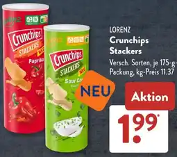 Aldi Süd LORENZ Crunchips Stackers Angebot