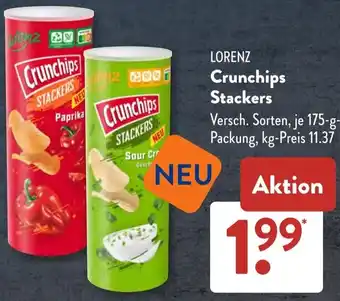 Aldi Süd LORENZ Crunchips Stackers Angebot