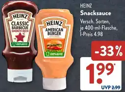 Aldi Süd HEINZ Snacksauce Angebot