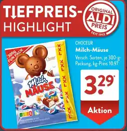 Aldi Süd CHOCEUR Milch-Mäuse Angebot