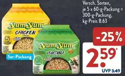 Aldi Süd YUMYUM Instant-Nudeln Angebot
