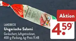 Aldi Süd LANDBECK Ungarische Salami Angebot