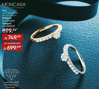 Galeria Moncara Ring Weißgold Gelbgold Angebot