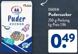 Aldi Süd DIADEM Puderzucker Angebot
