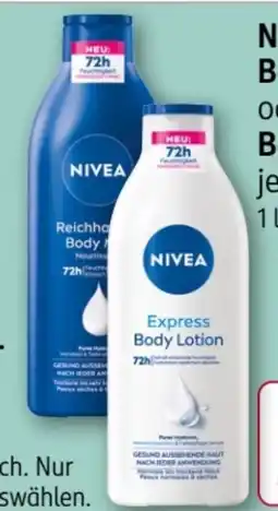 Rossmann Nivea Body Milk Angebot