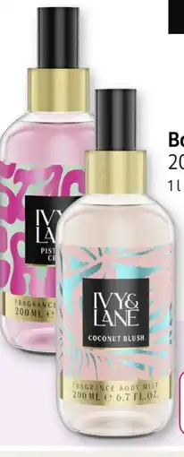 Rossmann Ivy & Lane Coconut Blush Body Mist Angebot