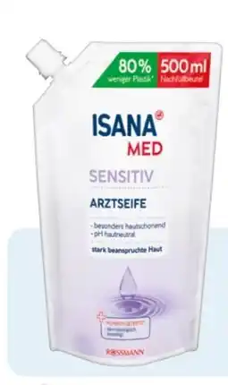 Rossmann Isana Med Arztseife Sensitiv Nachfüllbeutel Angebot
