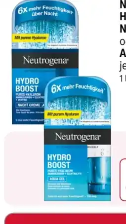 Rossmann Neutrogena Hydro Boost Nachtcreme Angebot