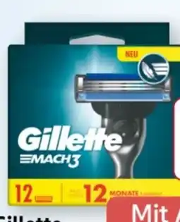 Rossmann Gillette Mach3 Rasierklingen Angebot