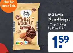 Aldi Süd BACK FAMILY Nuss-Nougat Angebot