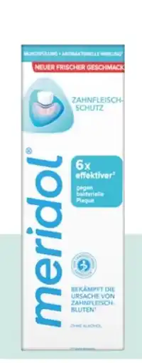 Rossmann Meridol Mundspülung Zahnfleischschutz Angebot