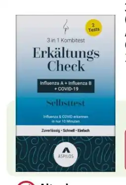 Rossmann Aspilos Erkältungs Check Angebot