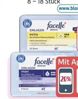Rossmann Facelle Diskret Hygiene-Einlagen Angebot