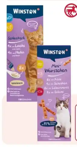 Rossmann Winston Katze Schleckerli Angebot