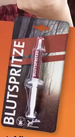 Rossmann Jofrika Cosmetics Blutspritze Angebot