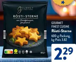 Aldi Süd GOURMET FINEST CUISINE Rösti-Sterne Angebot