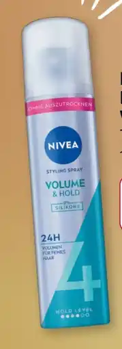Rossmann Nivea Volumen Kraft & Pflege Haarspray Angebot