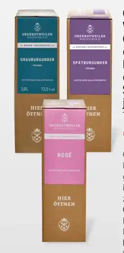 Rossmann Kaiserstühler Winzerverein Oberrotweil Oberrotweiler Grauburgunder Angebot