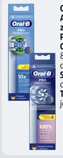 Rossmann Oral-B Aufsteckzahnbürsten Pro Precision Clean Angebot