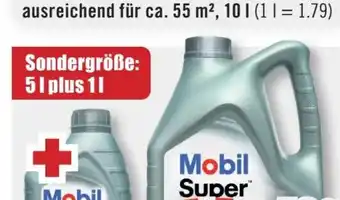 B1 Discount Baumarkt Mobil Motorenöl Super 3000 XE 5W-30 Angebot