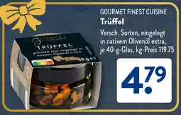 Aldi Süd GOURMET FINEST CUISINE Trüffel Angebot