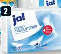 B1 Discount Baumarkt ja! Taschentücher Angebot