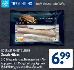 Aldi Süd GOURMET FINEST CUISINE Zanderfilets Angebot