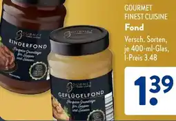 Aldi Süd GOURMET FINEST CUISINE Fond Angebot