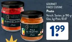 Aldi Süd GOURMET FINEST CUISINE Pesto Angebot