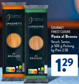 Aldi Süd GOURMET FINEST CUISINE Pasta al Bronzo Angebot