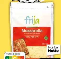 NETTO Frija Mozzarella Schnittfest Gerieben Angebot