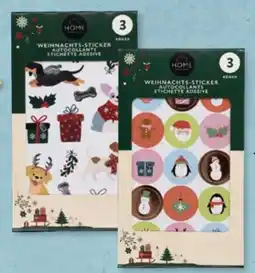 Aldi Süd Home Creation Weihnachts-Sticker Angebot