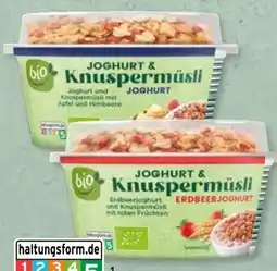 Aldi Süd Bio Smiley Joghurt & Knuspermüsli Angebot