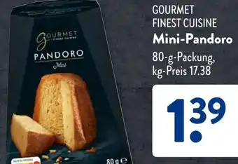 Aldi Süd GOURMET FINEST CUISINE Mini-Pandoro Angebot