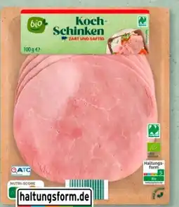 Aldi Süd Bio Smiley Kochschinken Angebot