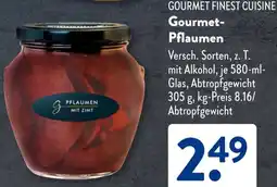 Aldi Süd GOURMET FINEST CUISINE Gourmet Pflaumen Angebot