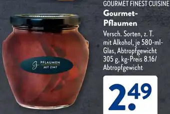 Aldi Süd GOURMET FINEST CUISINE Gourmet Pflaumen Angebot
