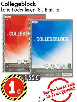 TEDi Collegeblock Angebot